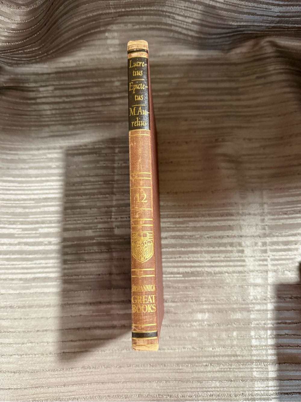 VTG 1952 HC Britannica Vol. 12 Great Books  - Lucretius, Epictetus, Aurelius